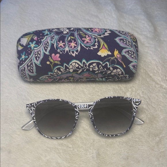 Vera Bradley Bree Sunglasses Steel Blue Medallion main image 7